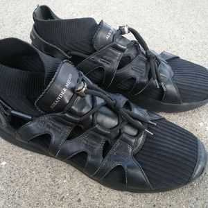 ALEXANDER MCQUEEN OVER SIZED KNIT SOCK CAGGED TRAI